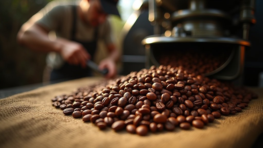 coffee bean outer removal