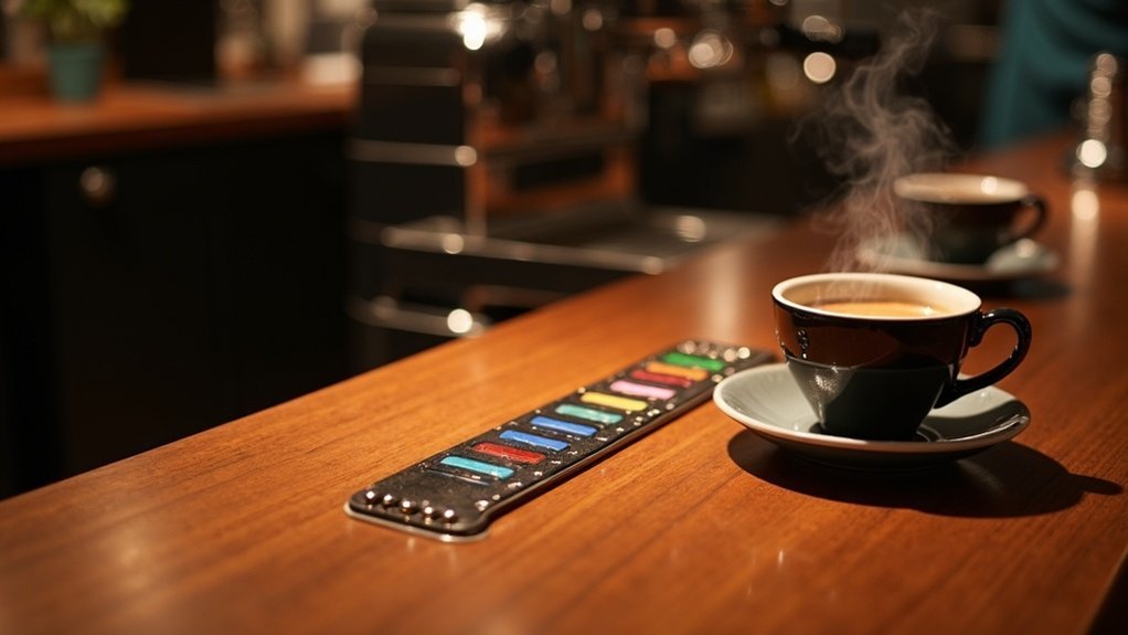 espresso group head temperature strips