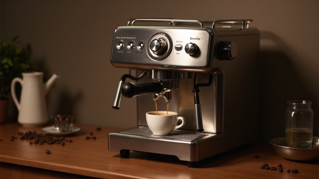 espresso machine with grinder