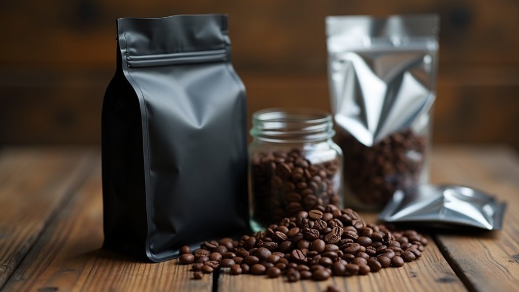 freezer safe coffee bean packaging