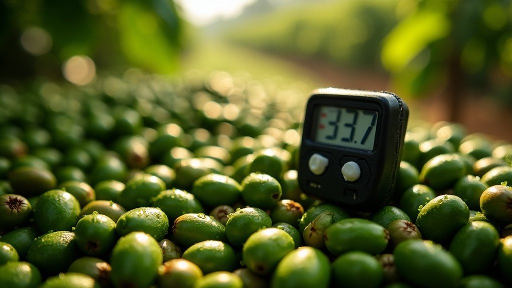 green coffee moisture levels