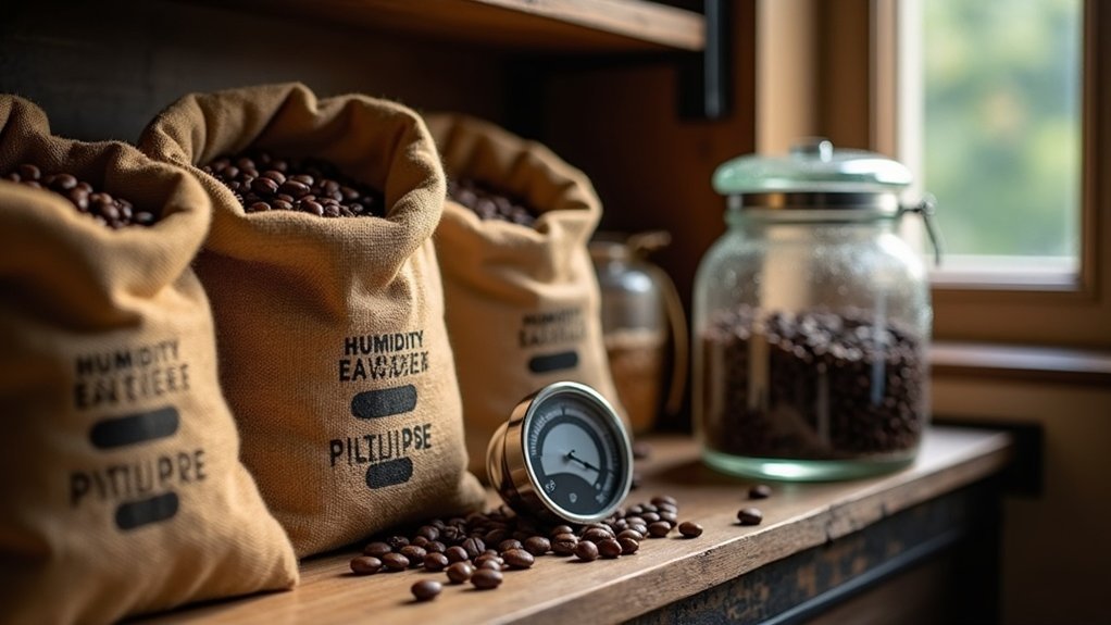 humidity barrier coffee storage