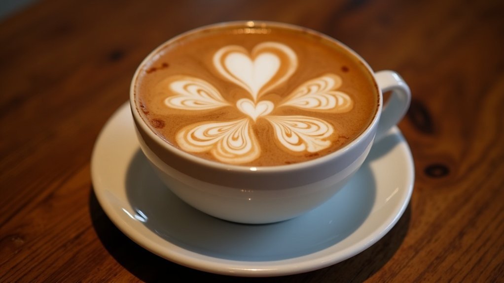 latte art pattern templates