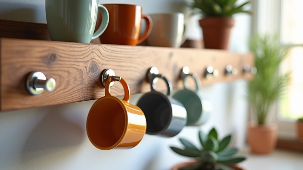 magnetic hooks for organization