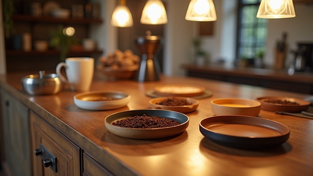 mess free coffee grounds trays