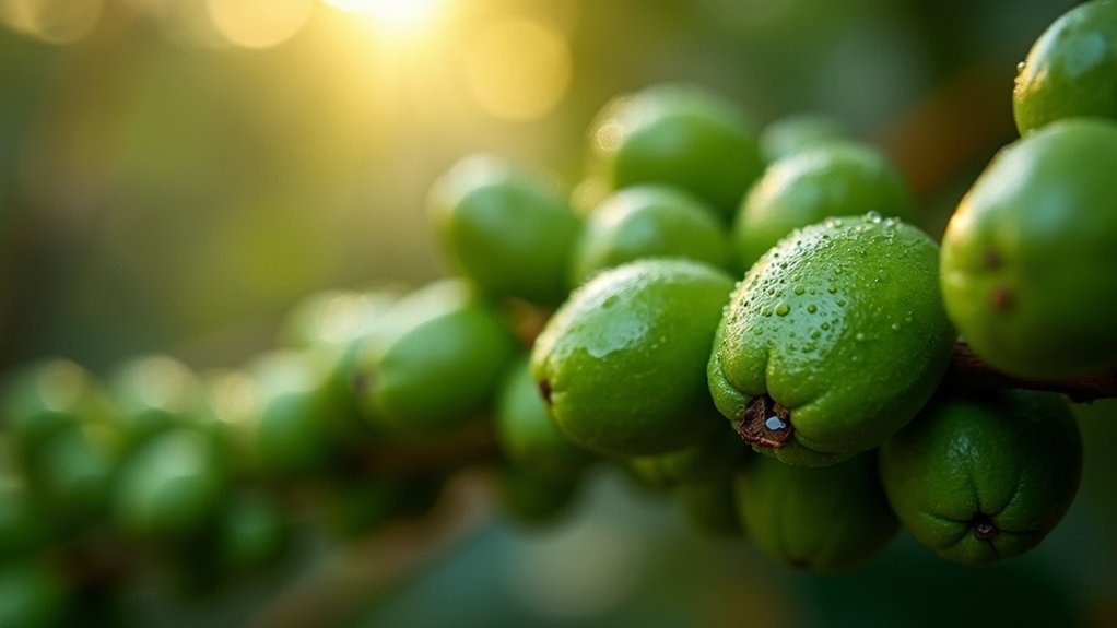 moisture content in coffee