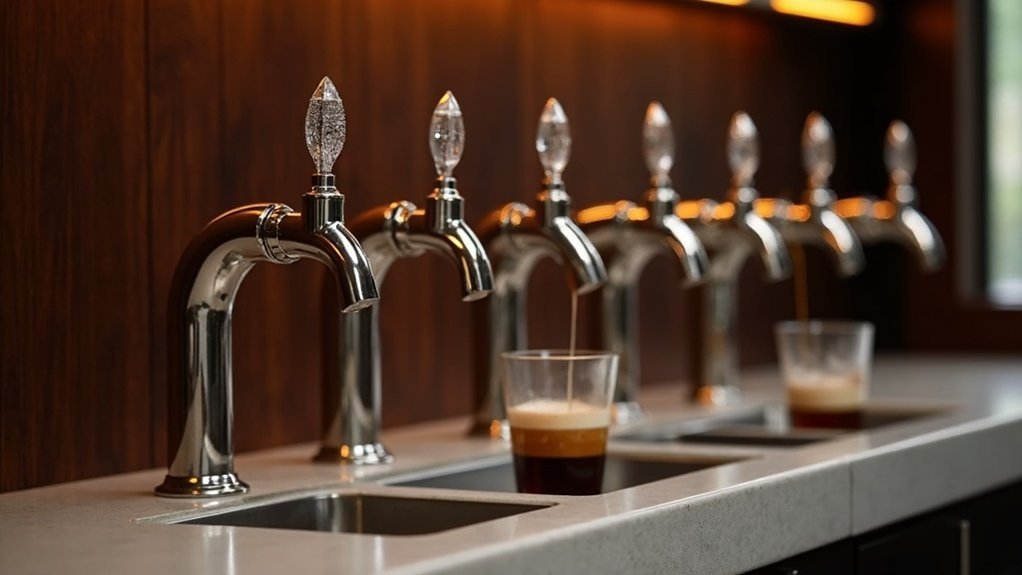 nitro coffee brewing taps