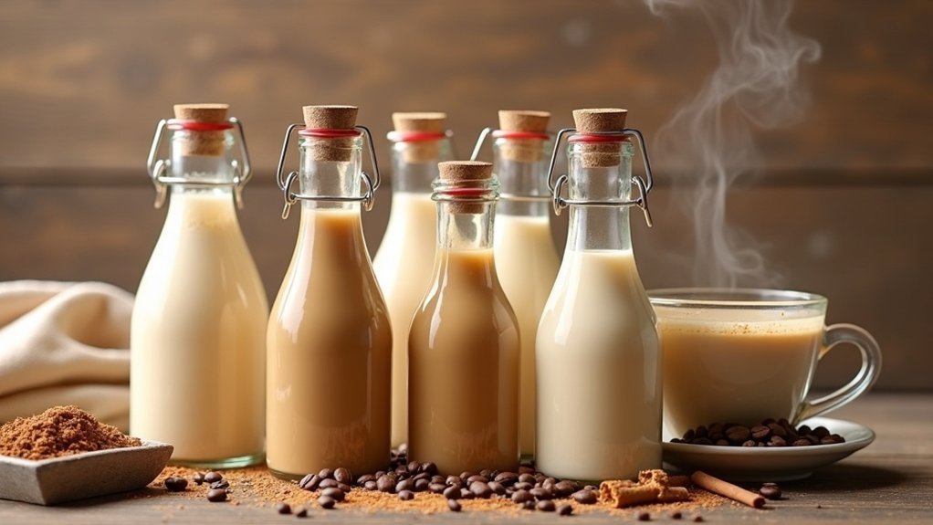 oat coffee creamers selection