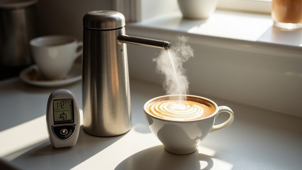 perfect milk steaming temperatures